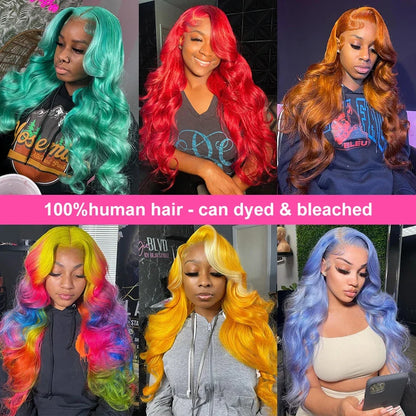 30 inch 613 Hd Lace Frontal Wig 13x6 13x4 Body Wave Human Hair Wigs Blonde Human Lace Front Wig 180% Density 613 Human Hair Wig