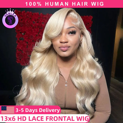 30 inch 613 Hd Lace Frontal Wig 13x6 13x4 Body Wave Human Hair Wigs Blonde Human Lace Front Wig 180% Density 613 Human Hair Wig