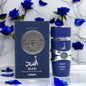 Lattafa Asad Zanzibar Blue Edition For Men Eau de Parfum Spray 3.4 Ounce Spicy Fragrance Warm Note Of Vanilla Christmas Gift