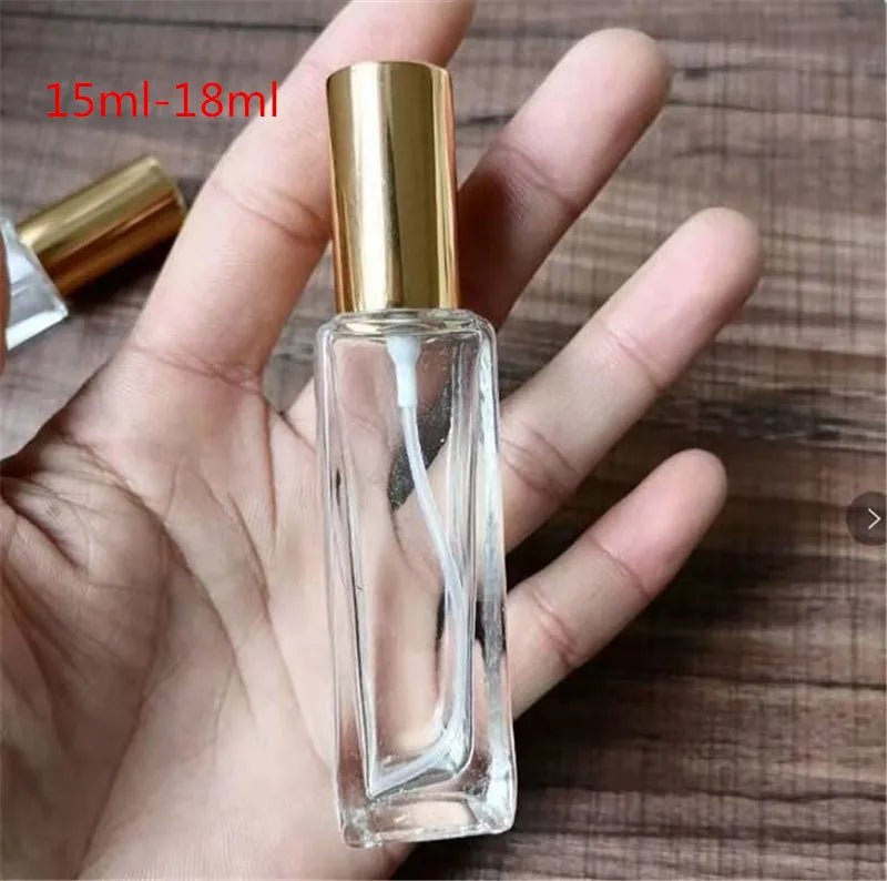 3ml 10ml 20ml 30ml 50ml Portable Glass Refillable Perfume Bottle With Aluminum Atomizer Empty Parfum Case For Traveler