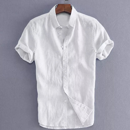 Men's Casual Short Sleeve Shirts, Leisure Street Wear