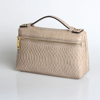 XMESSUN Women Make Up Bag Crocodile Pattern Clutch Bag 2025 Luxury High Quality Handbag Designer Handbag Purse 2022 Trendy Bag