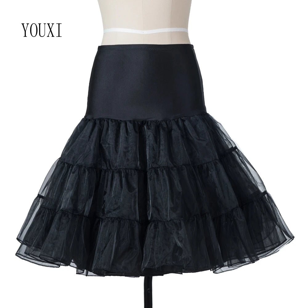 Petticoat Vintage 3 Layer Puffy Organza Skirt