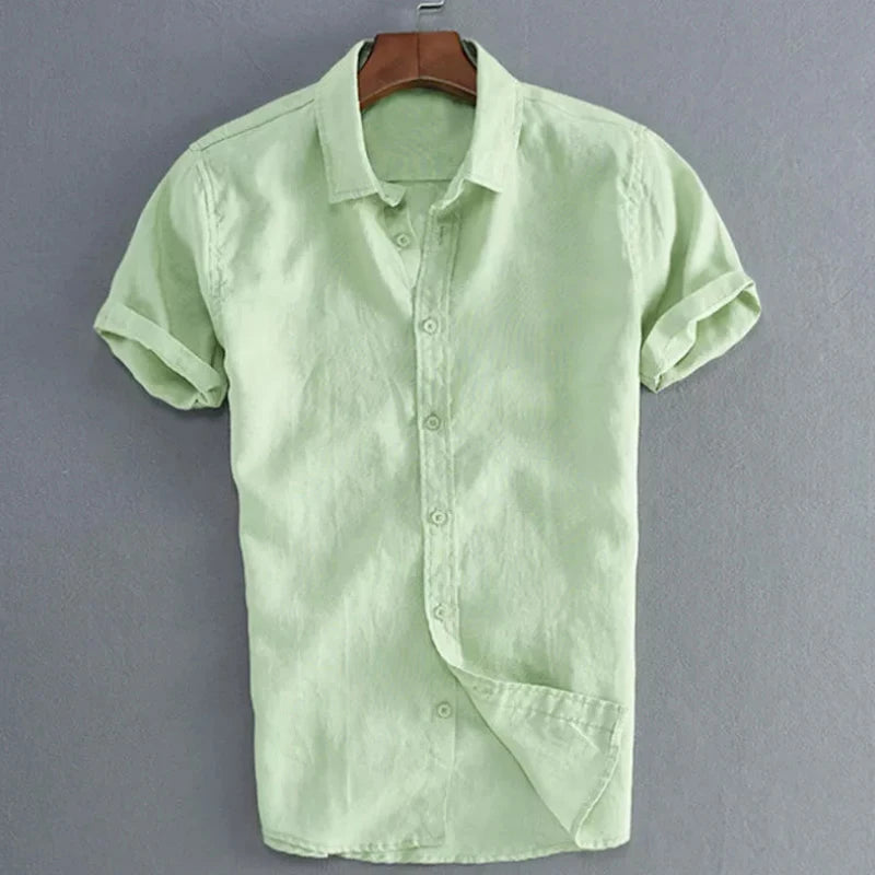 Men's Casual Short Sleeve Shirts, Leisure Street Wear