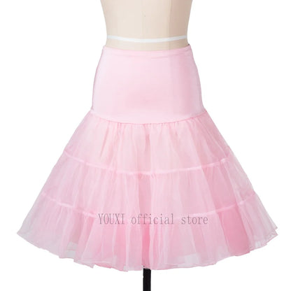 Petticoat Vintage 3 Layer Puffy Organza Skirt