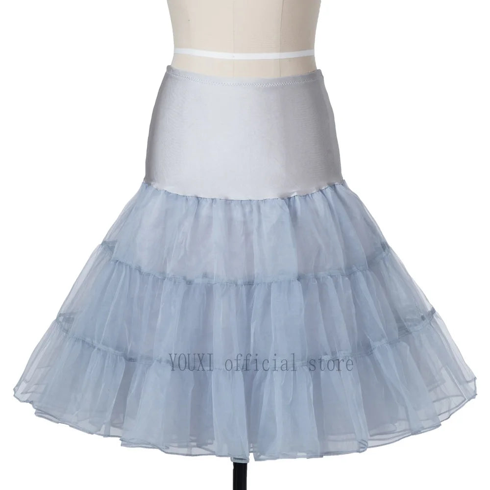 Petticoat Vintage 3 Layer Puffy Organza Skirt