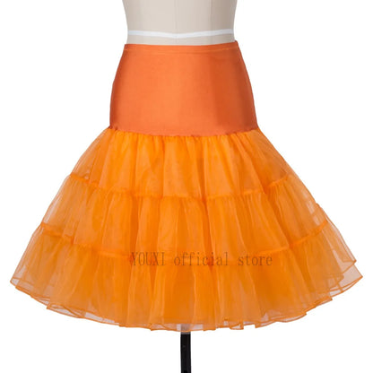 Petticoat Vintage 3 Layer Puffy Organza Skirt