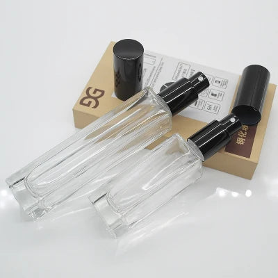 3ml 10ml 20ml 30ml 50ml Portable Glass Refillable Perfume Bottle With Aluminum Atomizer Empty Parfum Case For Traveler