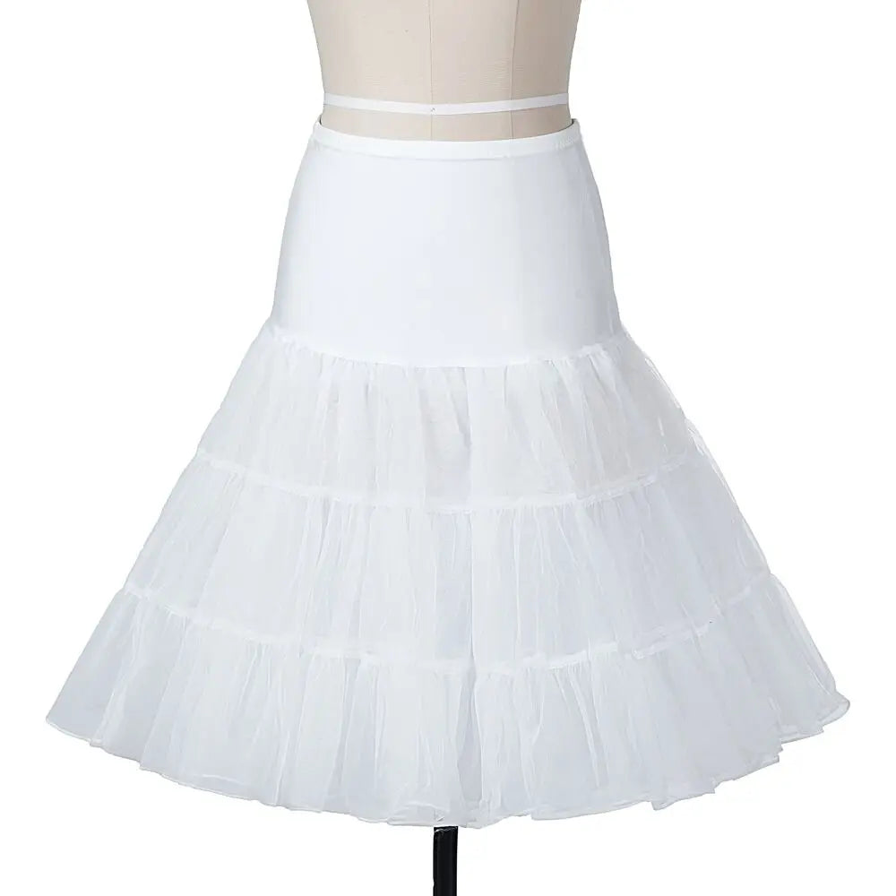 Petticoat Vintage 3 Layer Puffy Organza Skirt