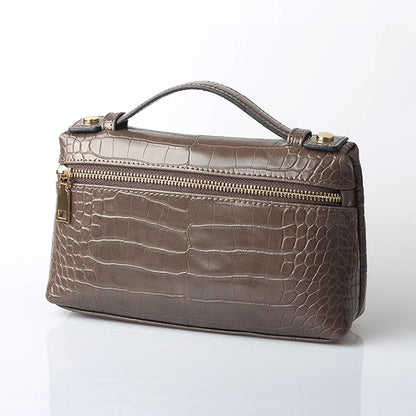 XMESSUN Women Make Up Bag Crocodile Pattern Clutch Bag 2025 Luxury High Quality Handbag Designer Handbag Purse 2022 Trendy Bag