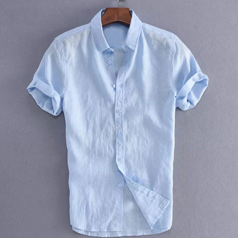 Men's Casual Short Sleeve Shirts, Leisure Street Wear