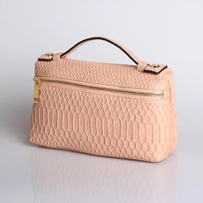 XMESSUN Women Make Up Bag Crocodile Pattern Clutch Bag 2025 Luxury High Quality Handbag Designer Handbag Purse 2022 Trendy Bag