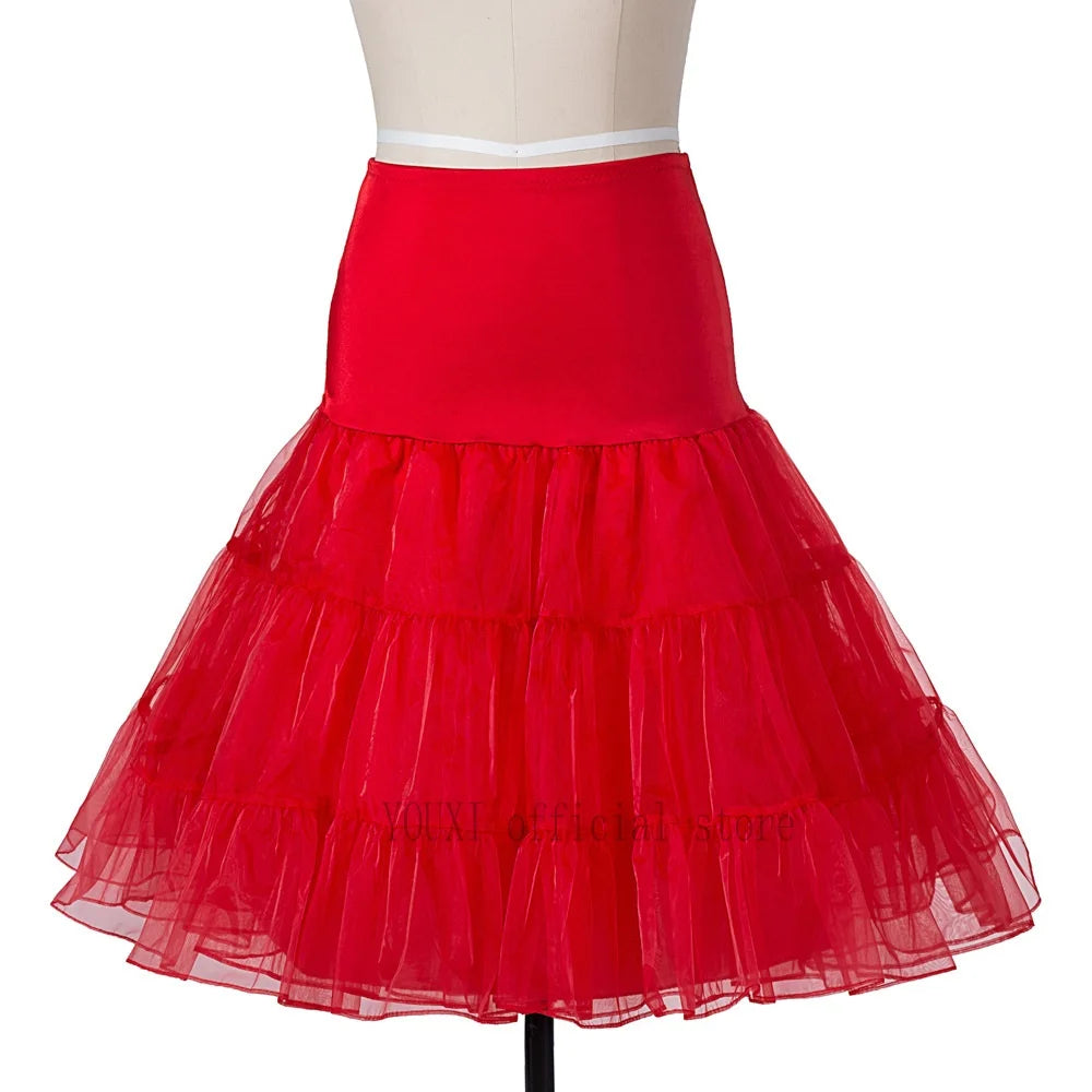 Petticoat Vintage 3 Layer Puffy Organza Skirt