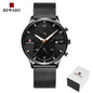 REWARD Business Mens Watches Top Brand Luxury Chronograph Waterproof Quartz Watch Men Stainless Steel Sport Date Wristwatch