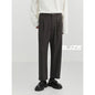 Bjze Men's Wear 24 Autumn New Arrival Fancy Woven Loose Straight Suit Pants K-style Work Clothing Casual Long Pants