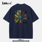 Leecvb Official Joint Name | Outlets | American Style Trend Men Short Sleeve T-Shirt 2025 New Arrival Youth Summer Wear