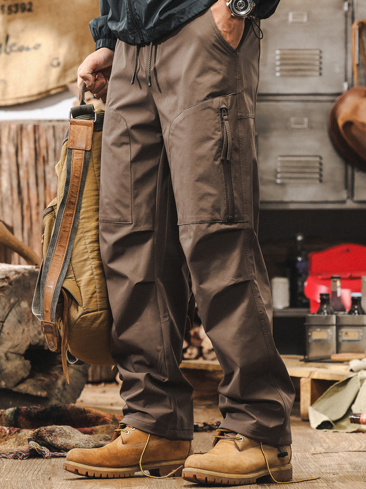 American Retro Spring Overalls Pants Men's Straight-leg 2025 New Arrival Outdoor Function Paratrooper Pants Men's Casual Trousers