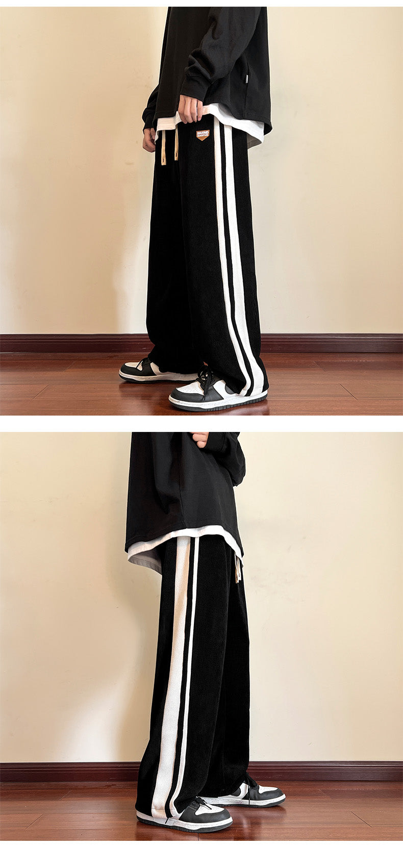 Trendy Autumn and Winter Drape Leisure Corduroy Pants