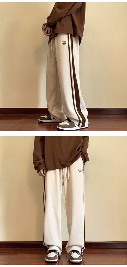 Trendy Autumn and Winter Drape Leisure Corduroy Pants