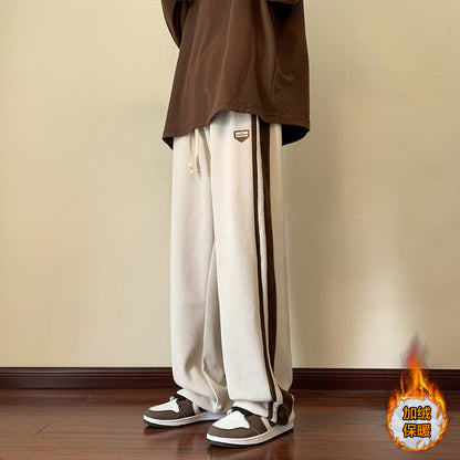 Trendy Autumn and Winter Drape Leisure Corduroy Pants