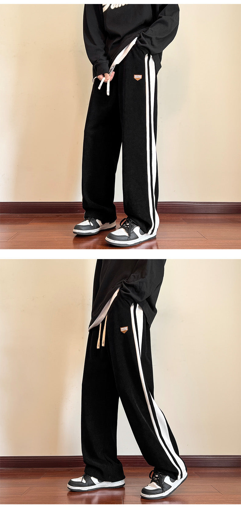 Trendy Autumn and Winter Drape Leisure Corduroy Pants