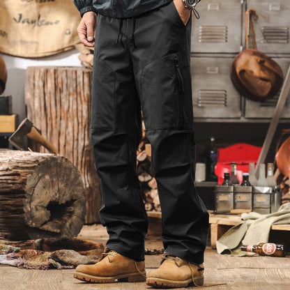 American Retro Spring Overalls Pants Men's Straight-leg 2025 New Arrival Outdoor Function Paratrooper Pants Men's Casual Trousers