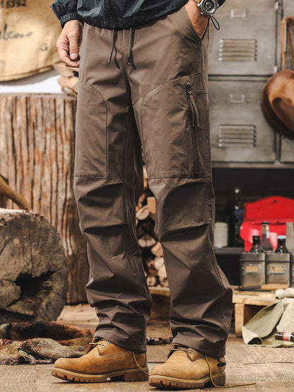 American Retro Spring Overalls Pants Men's Straight-leg 2025 New Arrival Outdoor Function Paratrooper Pants Men's Casual Trousers