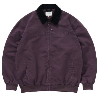 714street Fall and Winter Purple Detroit Cotton Coat