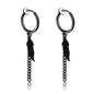 1Pair Fashion Cross Fake Earrings