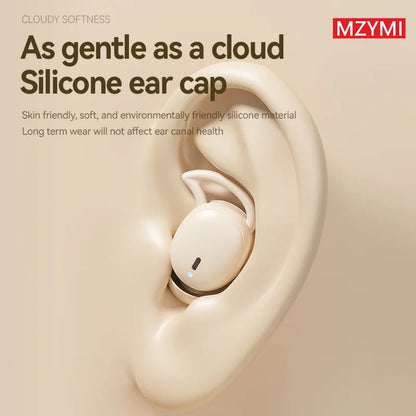 MZYMI M72 Sleep Earbuds Invisible Wireless Bluetooth5.3 HiFi Sound Sport Earphones TWS Noise Reduction Headphones With Mic