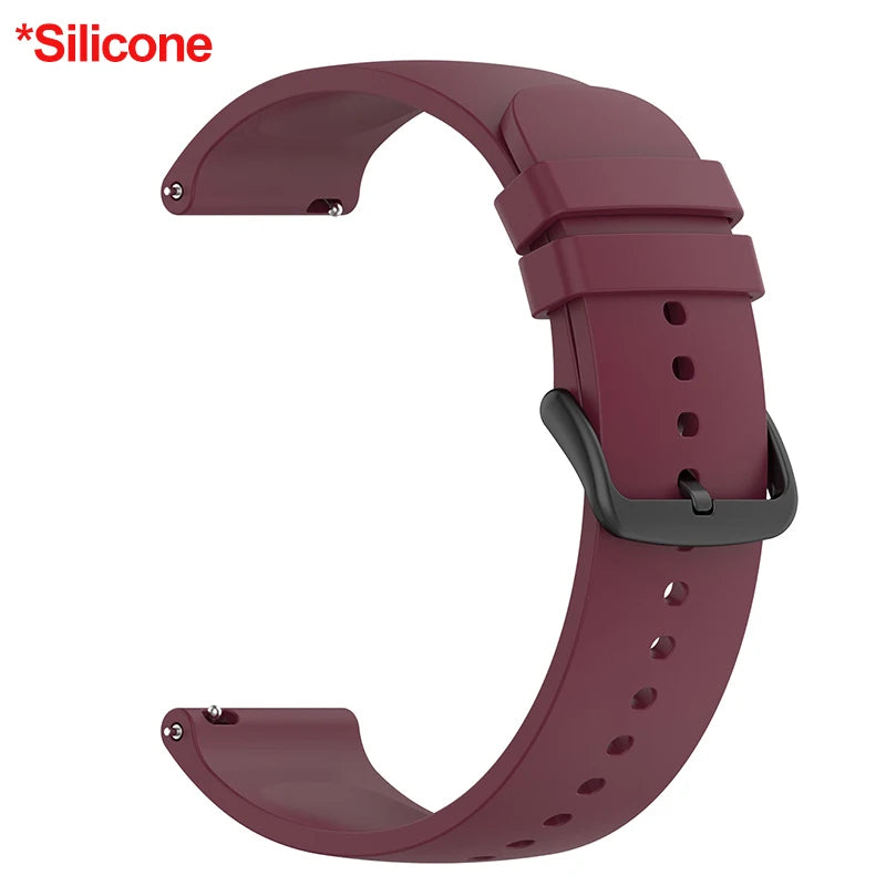 22mm 20mm Leather Strap For HUAWEI WATCH GT 5 46mm WATCH 5 Pro GT 3 GT2 Pro 46mm Buds Band Watchbands Soft Replacement Wristband