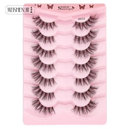 3/7/10 pairs Half Eye Lashes Natural