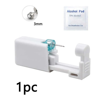 1pc Disposable Ear Piercer with Ear Stud-Aseptic Ear Piercing Gun Set-Painless Gun Piercing