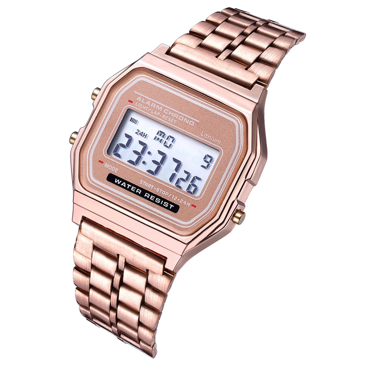 2024 Digital Watches For Men Sports Waterproof Bracelet Clock Gold Electronice LED Wristwatch Women Casucal montre homme relogio