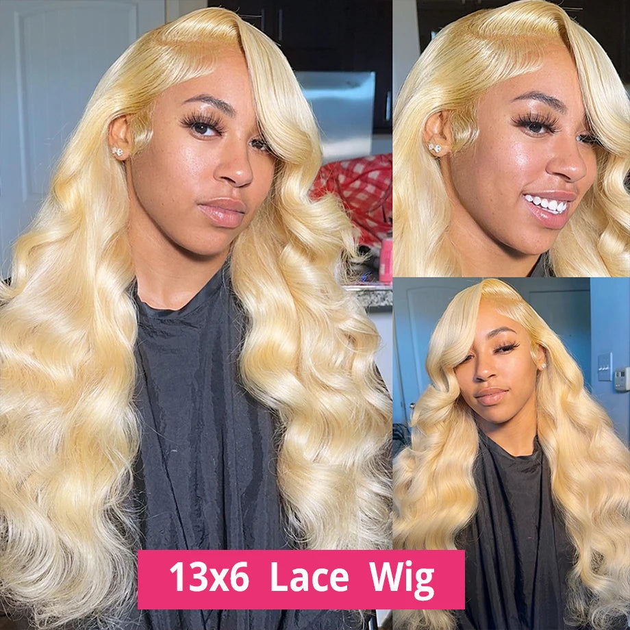 30 inch 613 Hd Lace Frontal Wig 13x6 13x4 Body Wave Human Hair Wigs Blonde Human Lace Front Wig 180% Density 613 Human Hair Wig