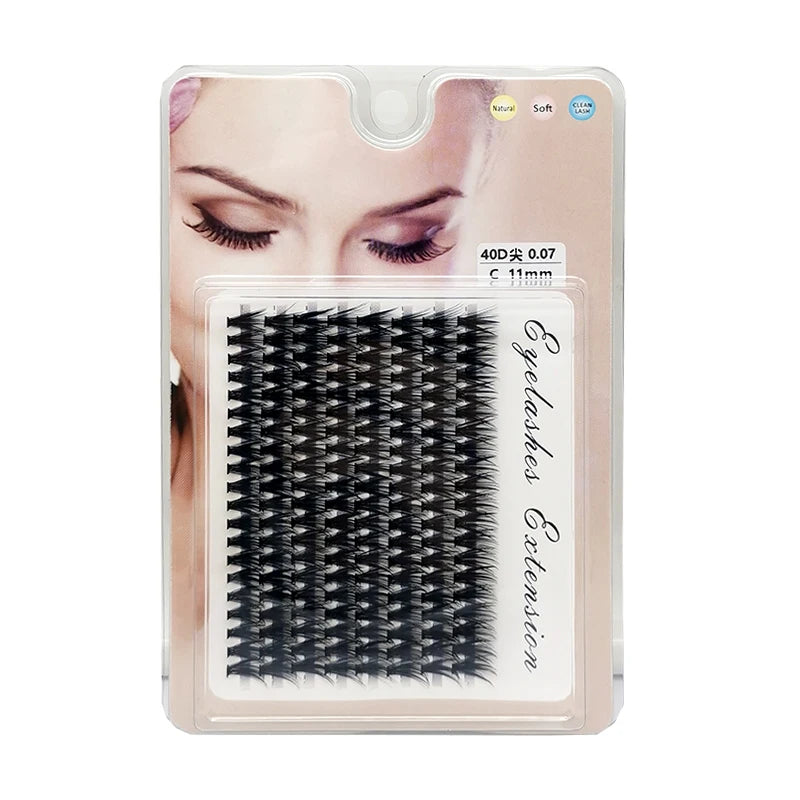 New 60/160 Bundles 40D Fake Eyelashes Mink Individual Lashes Thick Natural False Eyelashes Eyelash Extensions Make up Tools New