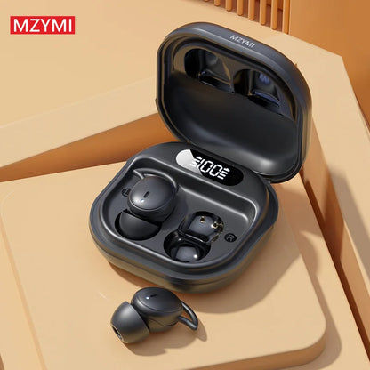 MZYMI M72 Sleep Earbuds Invisible Wireless Bluetooth5.3 HiFi Sound Sport Earphones TWS Noise Reduction Headphones With Mic