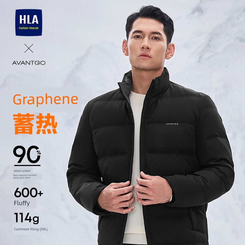 Hla Milk Silk down Jacket Dad Administrative Jacket