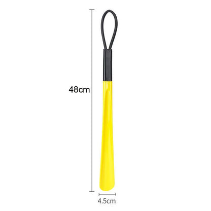 1pc Extra long flexible plastic shoe horns do not require bending durable shoe spoons for pregnant women wearing shoe assistants