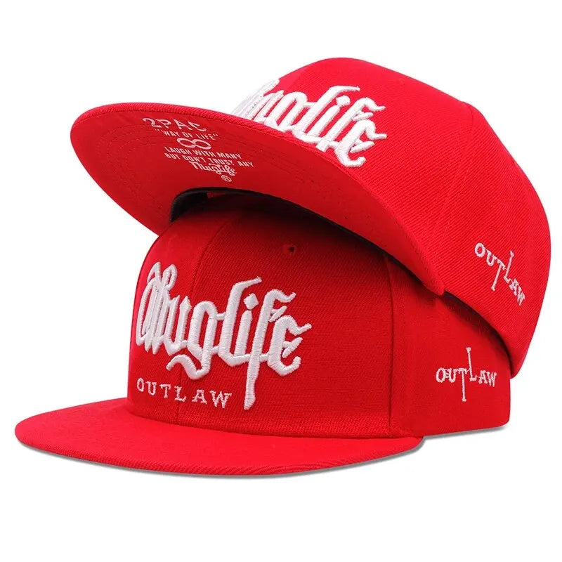 Fashion Adjustable Fastball CAP Thuglife Embroidery