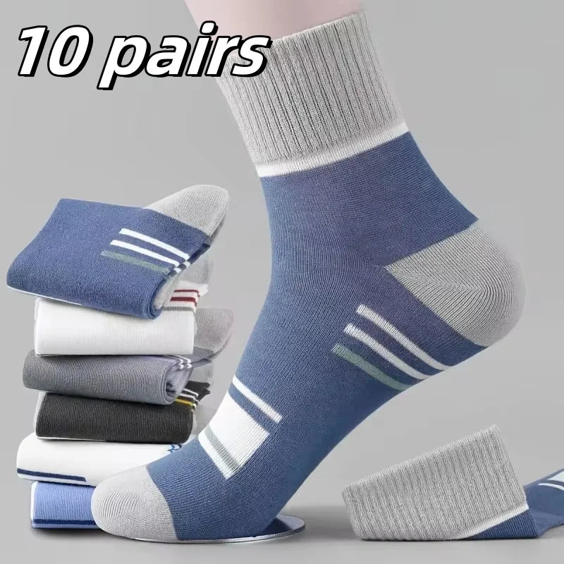 5 Pairs Of Socks Men's Short Socks Spring, Autumn And Winter Sports Sweat-absorbent And Odor-resistant Boat Socks Thin Low-cut S