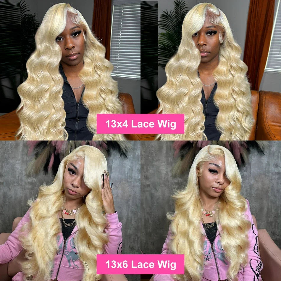 30 inch 613 Hd Lace Frontal Wig 13x6 13x4 Body Wave Human Hair Wigs Blonde Human Lace Front Wig 180% Density 613 Human Hair Wig