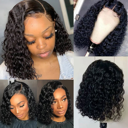 Hot Sale Short BOB Wig T Part Side Part Bob Wigs Lace Frontal Cuticle Aligned Pre Plucked Brazilian Human Hair for Black Women