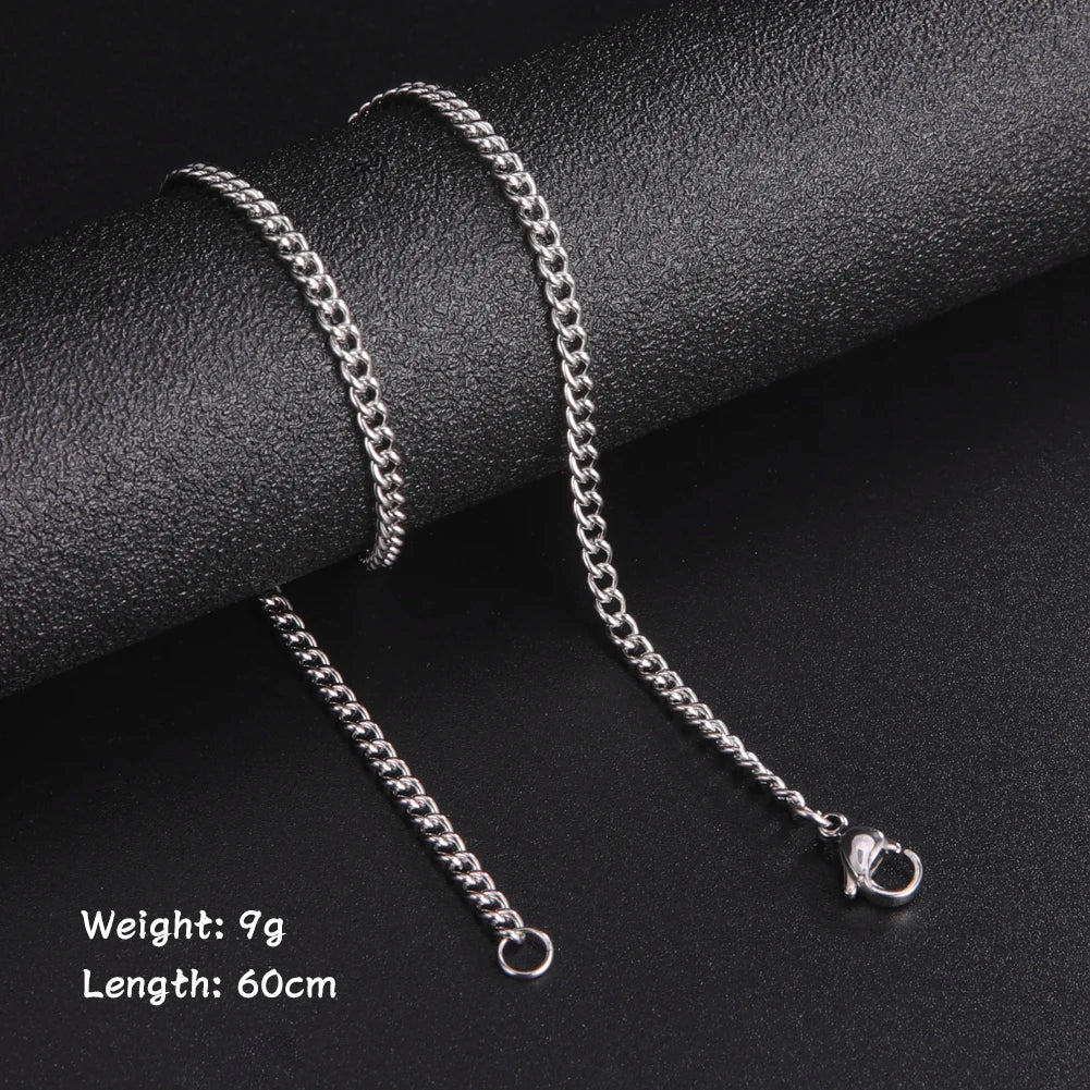 Skyrim Fashion Stainless Steel Link Chains