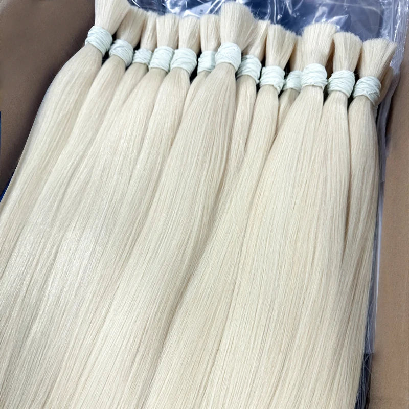 613 Human Hair Bulk For Braiding No Weft Human Hair Extensions Cheveux Naturel Vietnamita 1b613 Honey Blonde Humain Hair Bundles