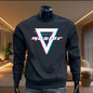 2024 Men's Black Sweatshirt Trendy Graphic Top Vintage Long Sleeve T-shirt Daily Home Casual Oversized White Top S-5XL