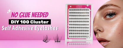 3/7/10 pairs Half Eye Lashes Natural