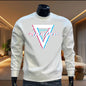 2024 Men's Black Sweatshirt Trendy Graphic Top Vintage Long Sleeve T-shirt Daily Home Casual Oversized White Top S-5XL