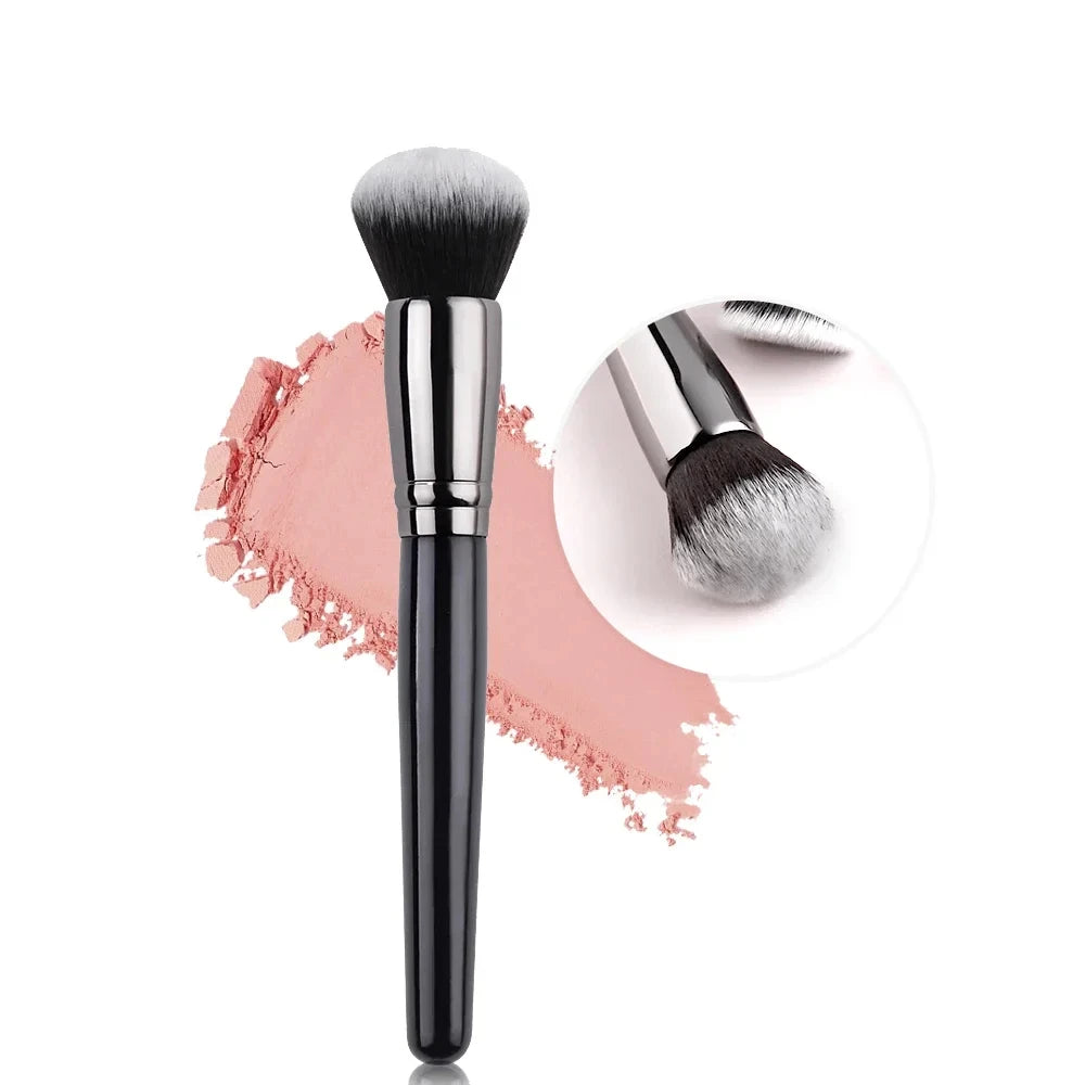 Black Foundation Make up Brush Cream Foundation buffing Makeup Brush Synthetic Hair Face Makeup Tool