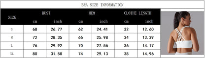 Women Yoga BraTank Tops for Fitness Naked Feel Sport Bra Gym Vest Women Camisole Workout Underwear Sportswear Outfit